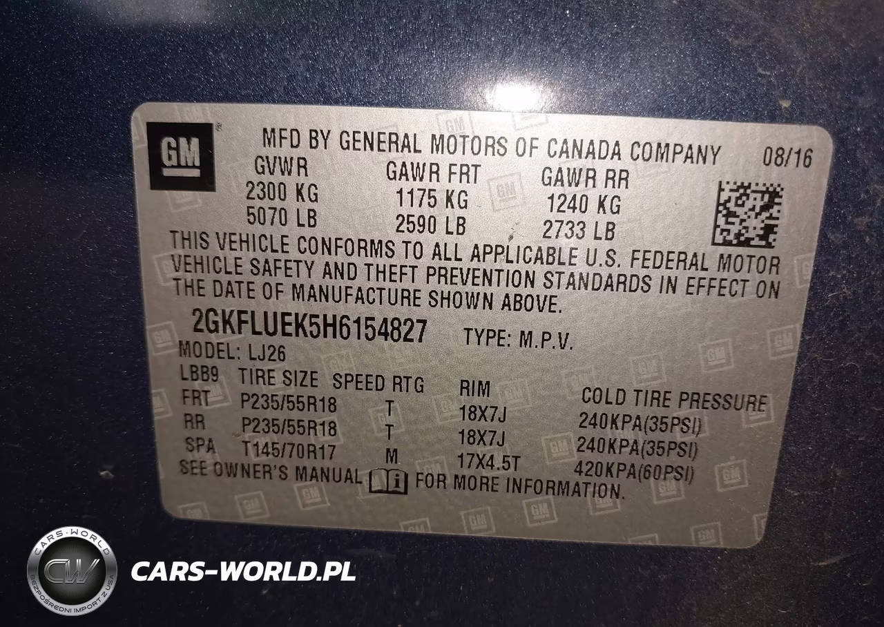 2017 GMC Terrain Slt VIN:2GKFLUEK5H6154827 - 9
