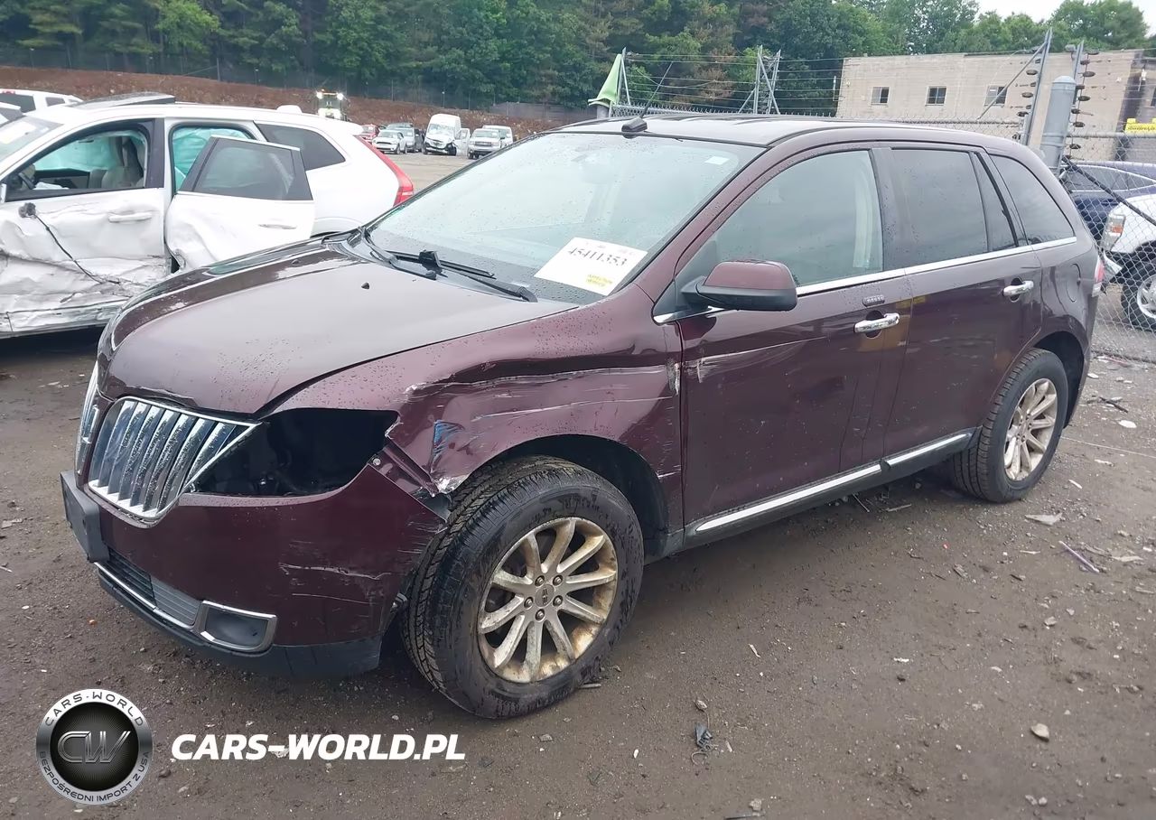 2011 Lincoln Mkx VIN:2LMDJ8JK2BBJ23989 - 2