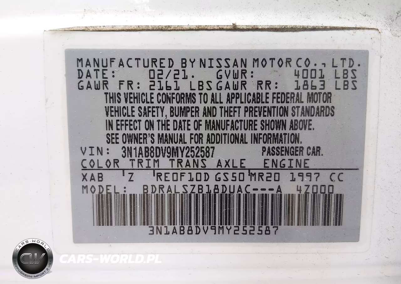 2021 Nissan Sentra Sr Xtronic Cvt VIN:3N1AB8DV9MY252587 - 9
