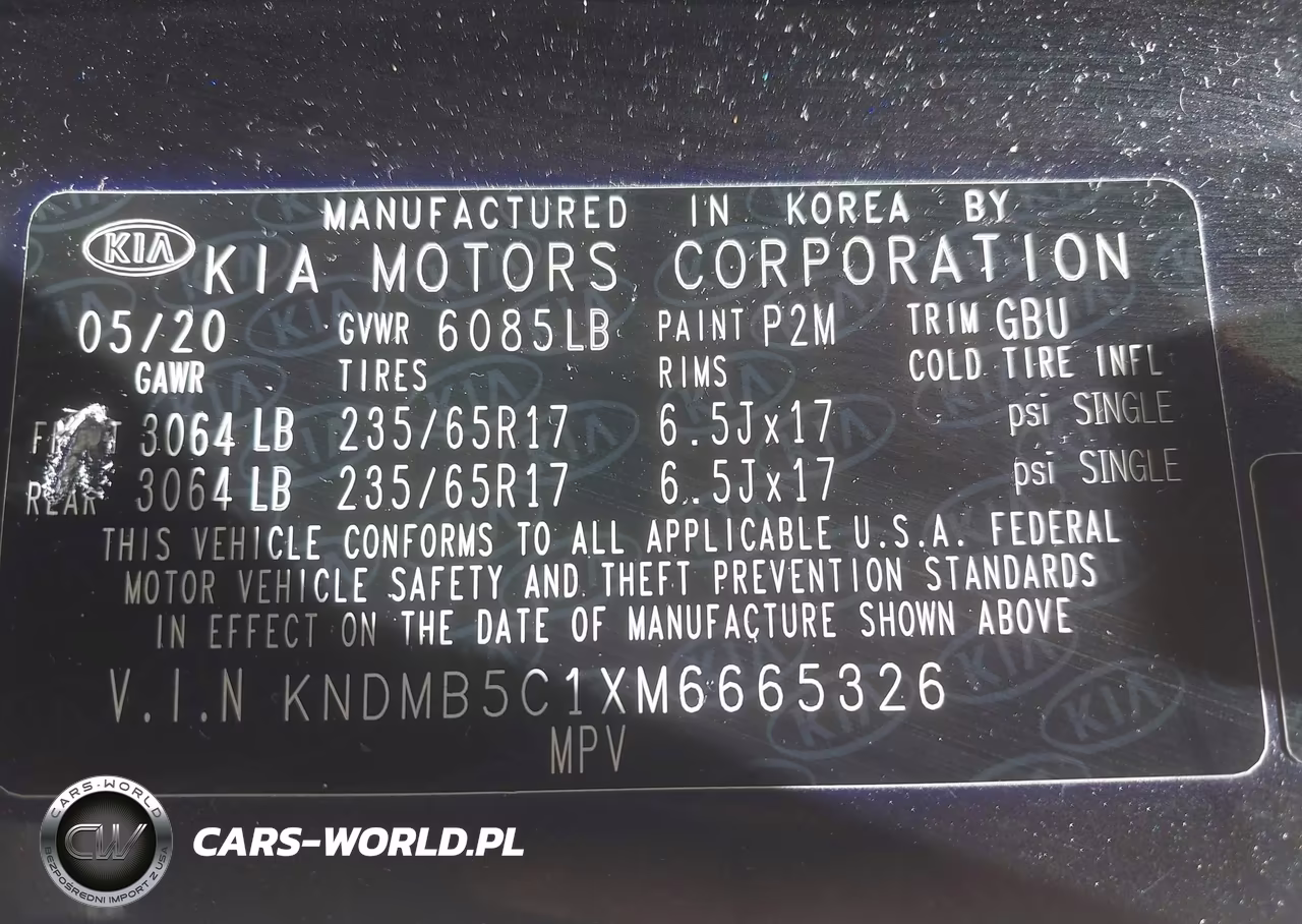 2021 Kia Sedona Lx VIN:KNDMB5C1XM6665326 - 9