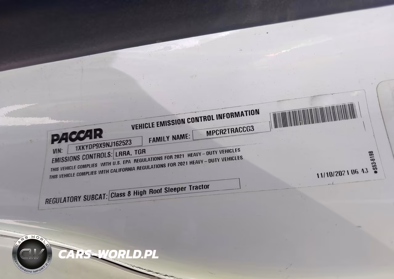 2022 Kenworth T680 VIN:1XKYDP9X9NJ162523 - 8