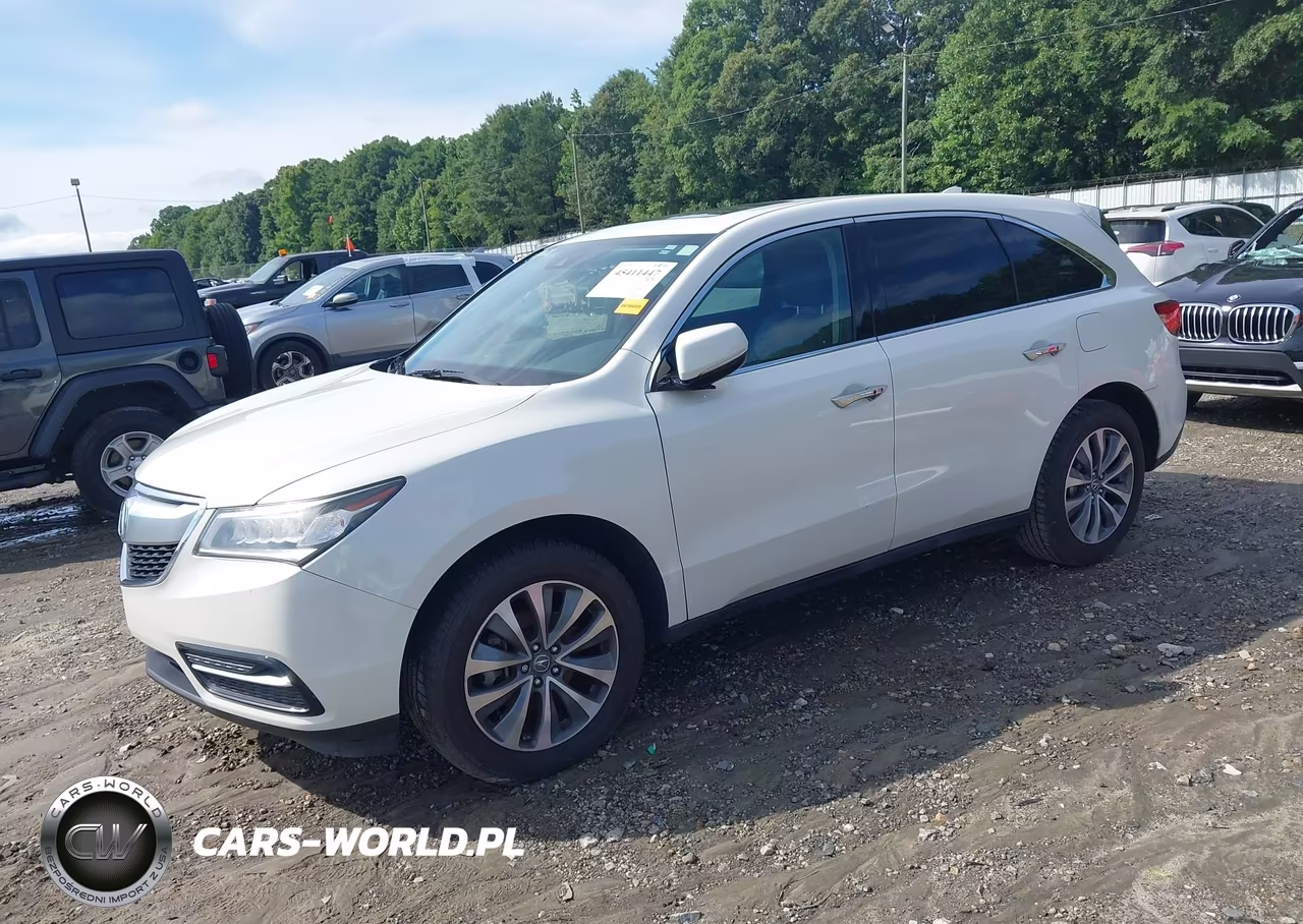 2016 Acura Mdx Technology Acurawatch Plus Packages-Technology Package VIN:5FRYD3H43GB017885 - 2
