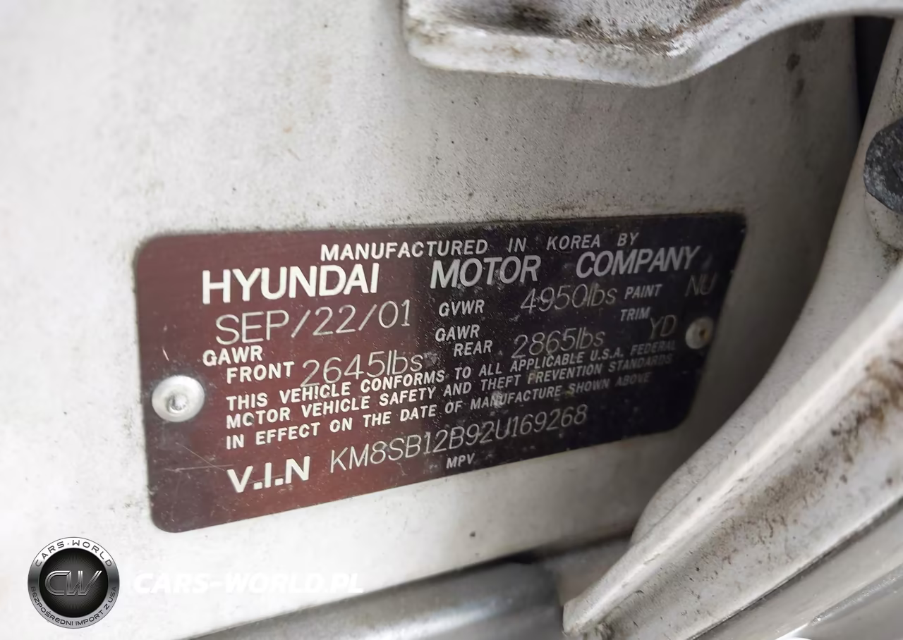 2002 Hyundai Santa Fe VIN:KM8SB12B92U169268 - 9