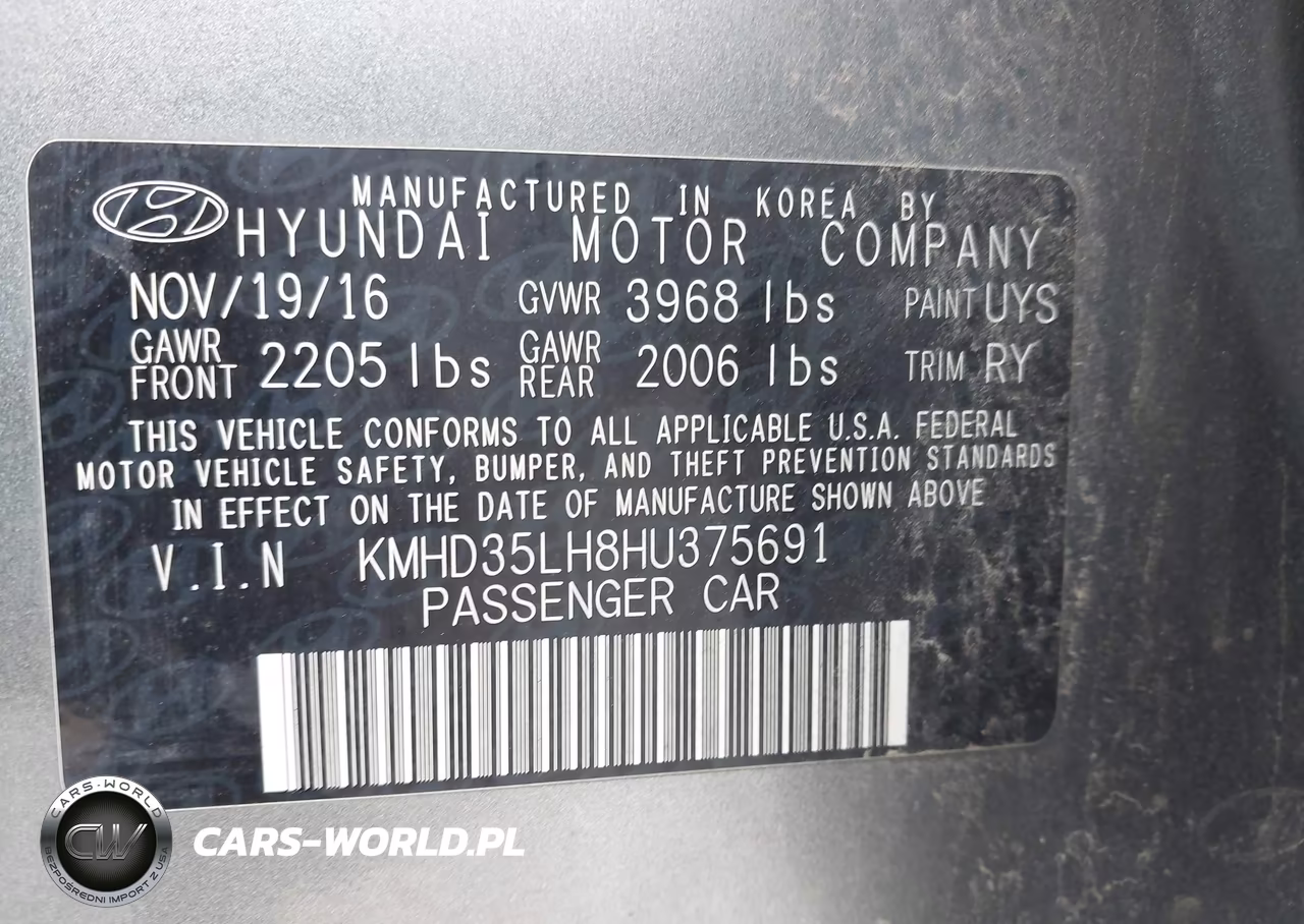 2017 Hyundai Elantra Gt VIN:KMHD35LH8HU375691 - 9