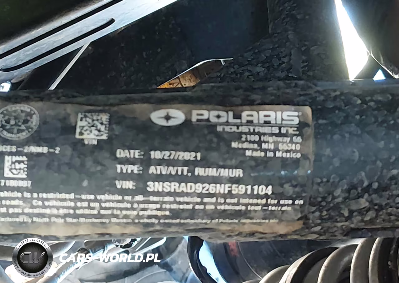 2022 Polaris Rzr Pro Xp Ultimate VIN:3NSRAD926NF591104 - 10