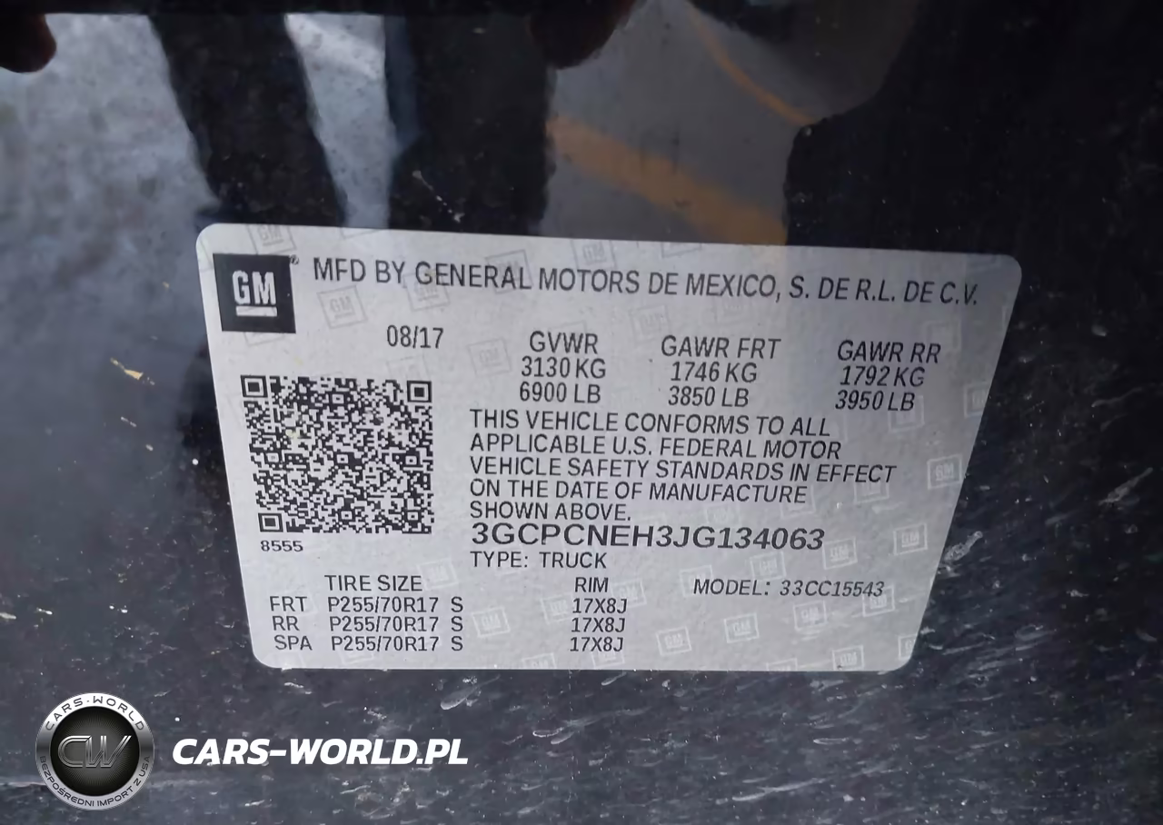 2018 Chevrolet Silverado 1500 Wt VIN:3GCPCNEH3JG134063 - 9