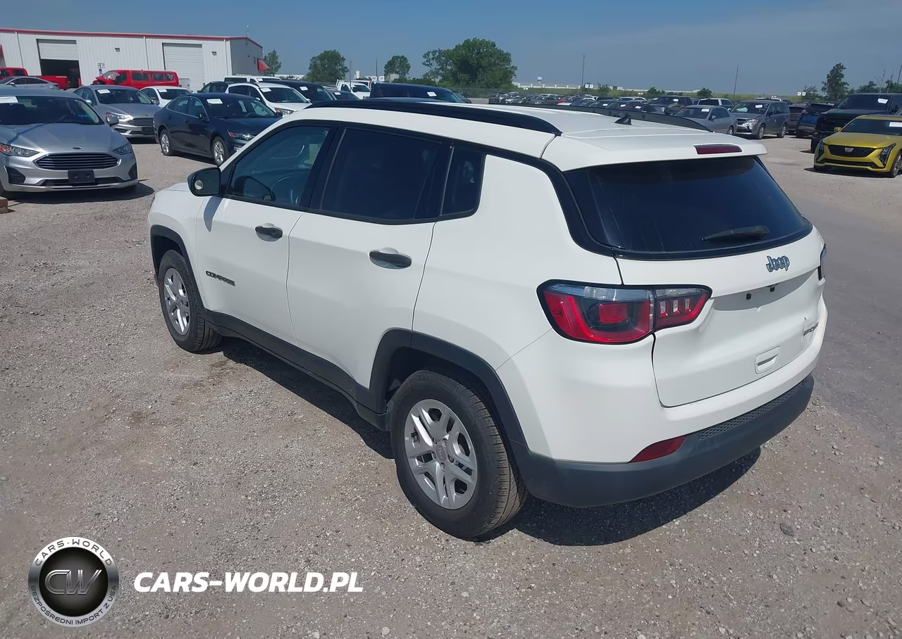 2018 Jeep Compass Sport Fwd VIN:3C4NJCAB3JT374398 - 3