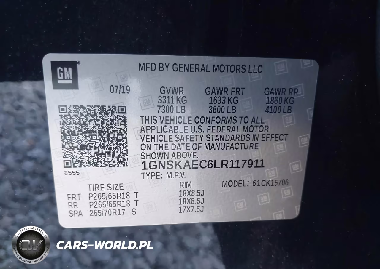 2020 Chevrolet Tahoe 4Wd Ls VIN:1GNSKAEC6LR117911 - 9