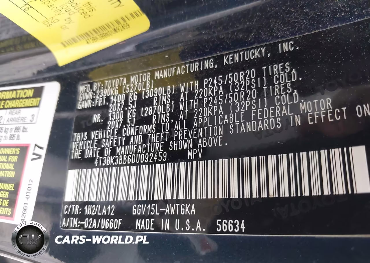 2013 Toyota Venza Xle V6 VIN:4T3BK3BB6DU092459 - 9
