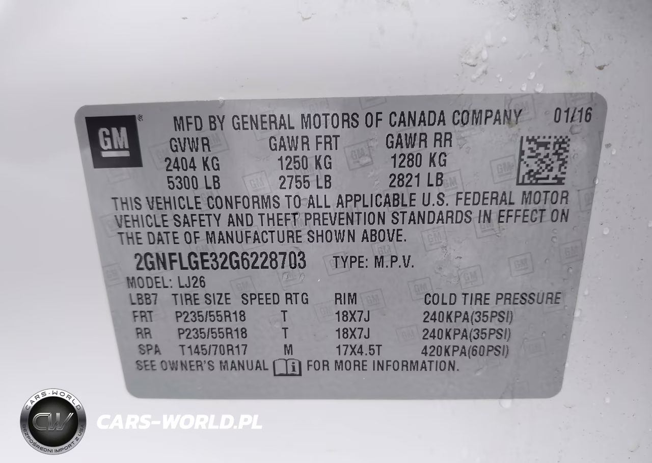 2016 Chevrolet Equinox Ltz VIN:2GNFLGE32G6228703 - 9