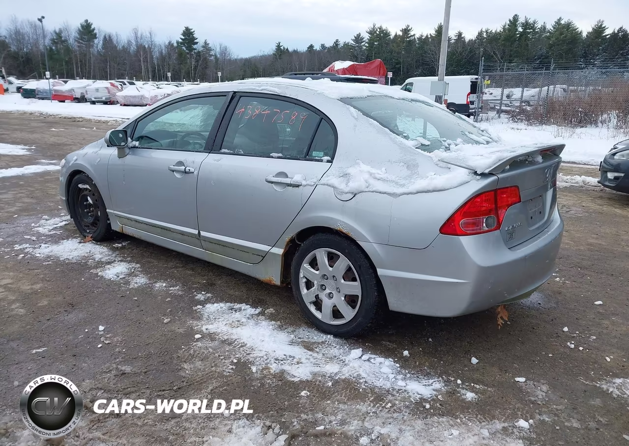 2007 Honda Civic Lx VIN:2HGFA15567H316141 - 3