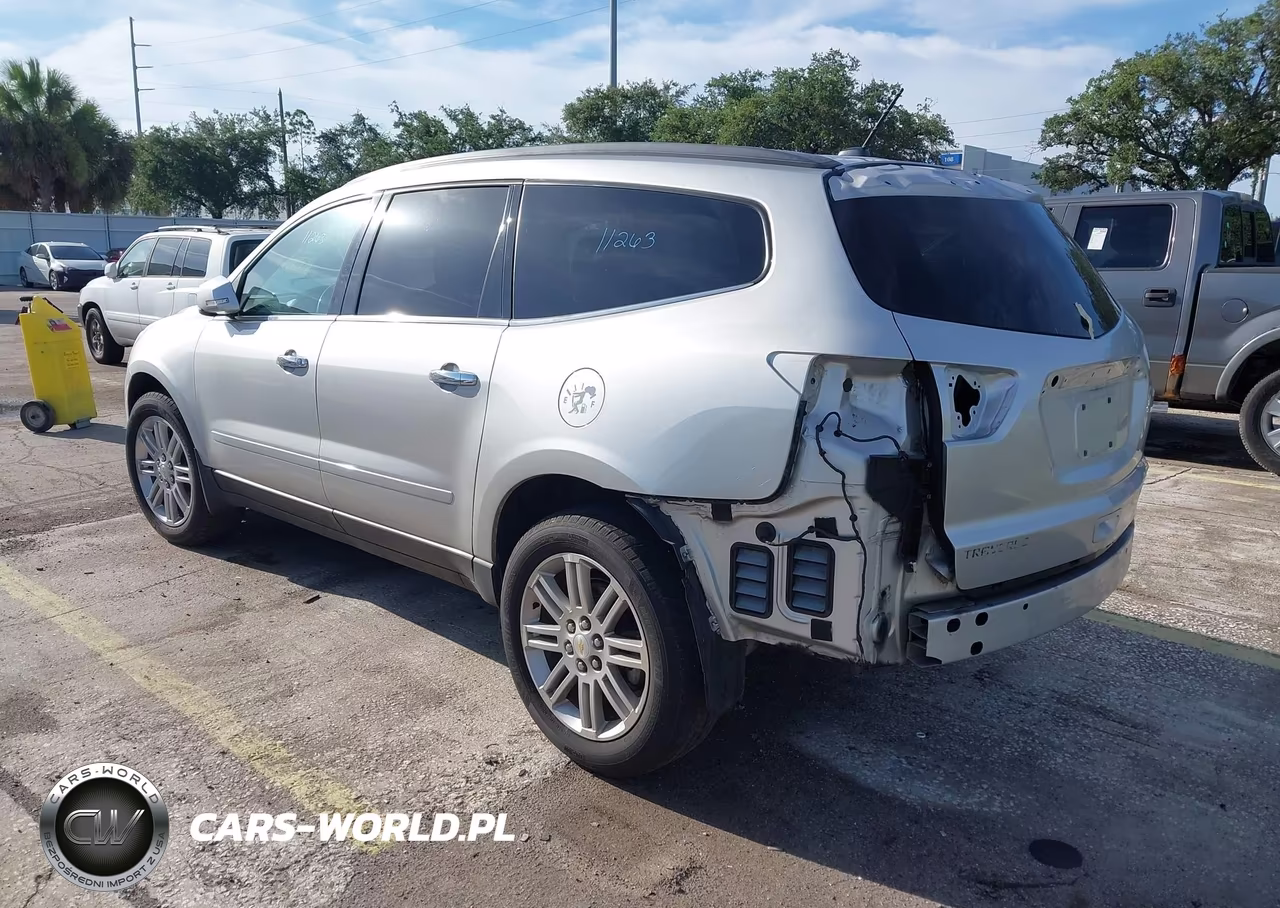 2015 Chevrolet Traverse 1Lt VIN:1GNKRGKD7FJ387079 - 3