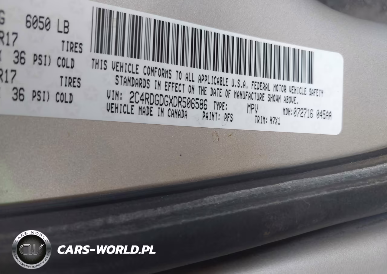2013 Dodge Grand Caravan Crew VIN:2C4RDGDGXDR506586 - 9