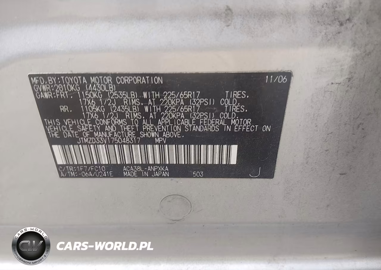 2007 Toyota Rav4 VIN:JTMZD33V175048317 - 9