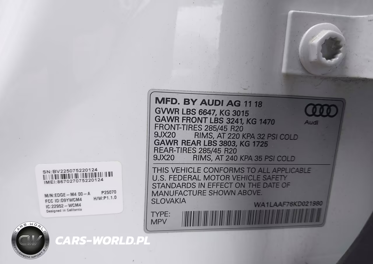 2019 Audi Q7 VIN:WA1LAAF76KD021980 - 9