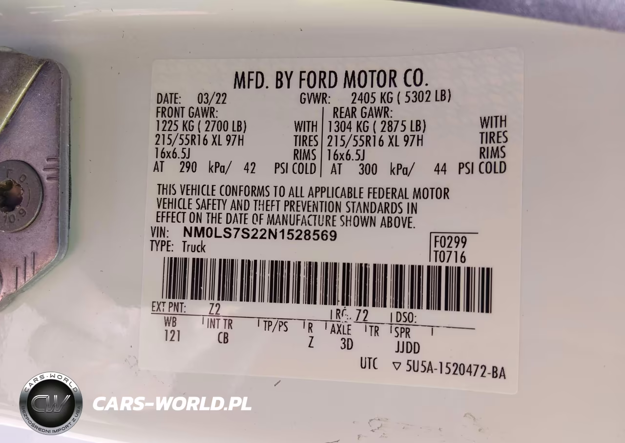 2022 Ford Transit Connect Xl VIN:NM0LS7S22N1528569 - 9