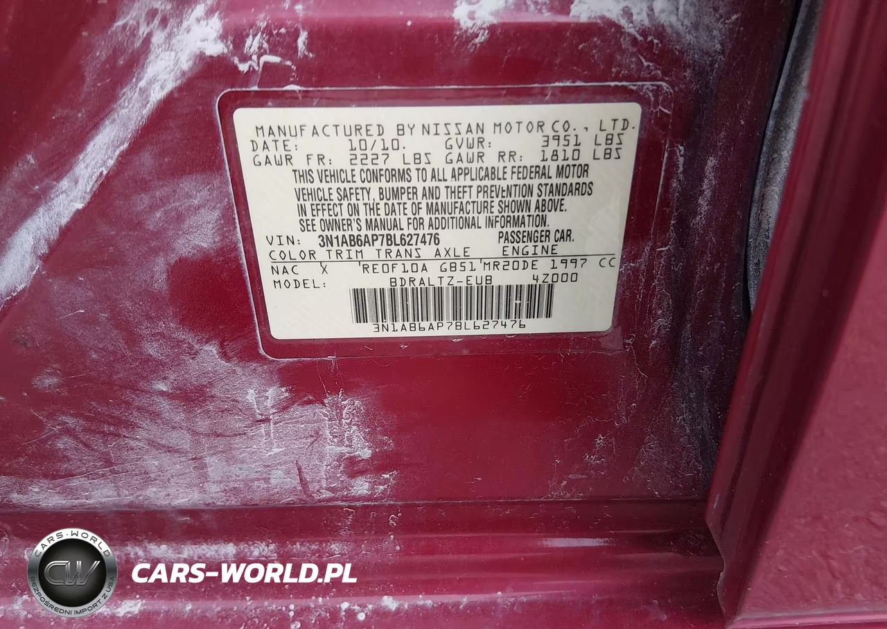 2011 Nissan Sentra 2.0S VIN:3N1AB6AP7BL627476 - 9