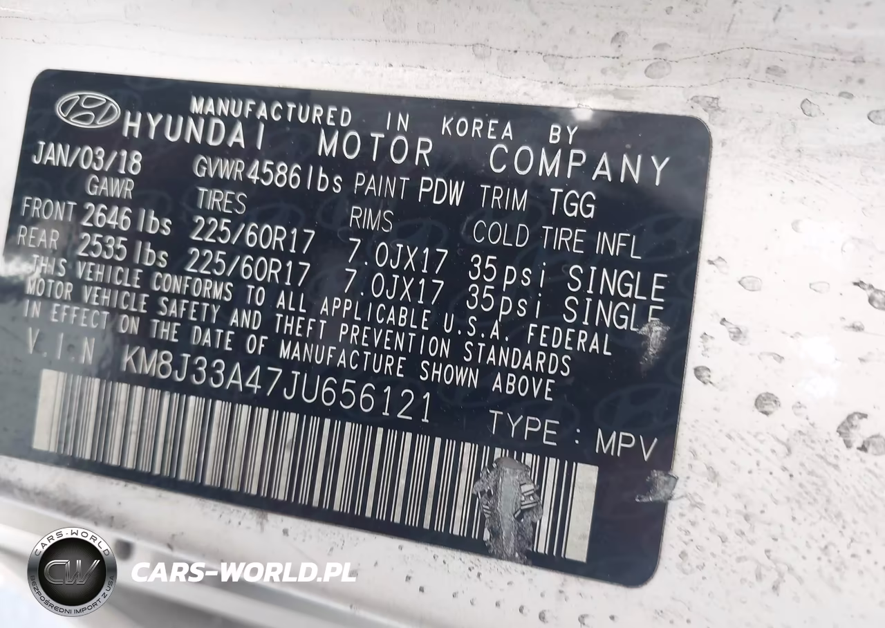 2018 Hyundai Tucson Sel VIN:KM8J33A47JU656121 - 9