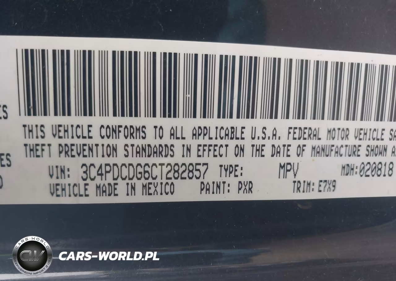 2012 Dodge Journey Crew VIN:3C4PDCDG6CT282857 - 9