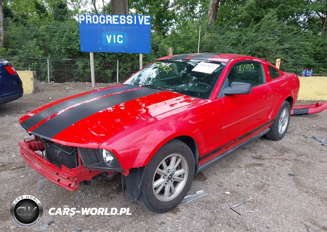2007 Ford Mustang V6 Deluxe-V6 Premium VIN:1ZVFT80N475280883 - 2