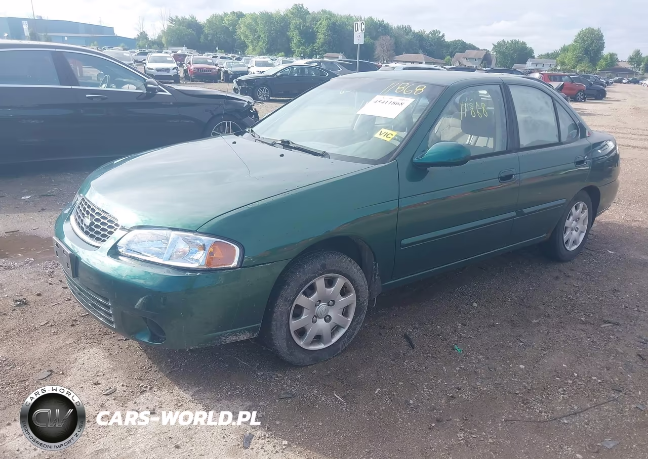 2002 Nissan Sentra Gxe VIN:3N1CB51D12L622802 - 2