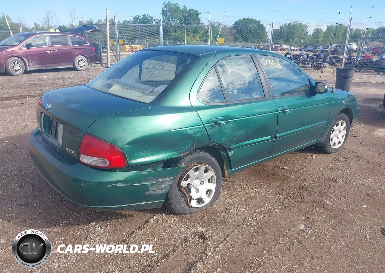 2002 Nissan Sentra Gxe VIN:3N1CB51D12L622802 - 4