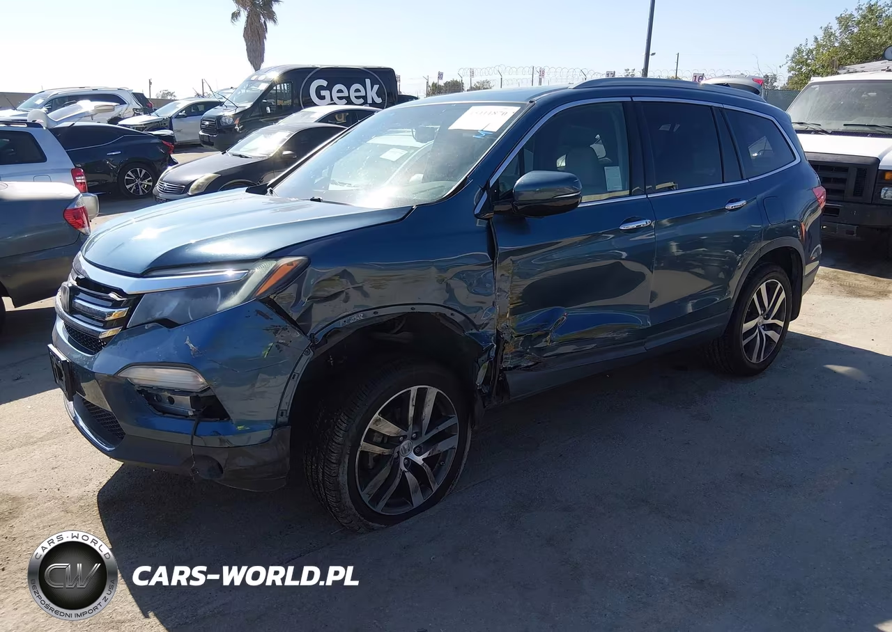 2016 Honda Pilot Touring VIN:5FNYF5H91GB059376 - 2