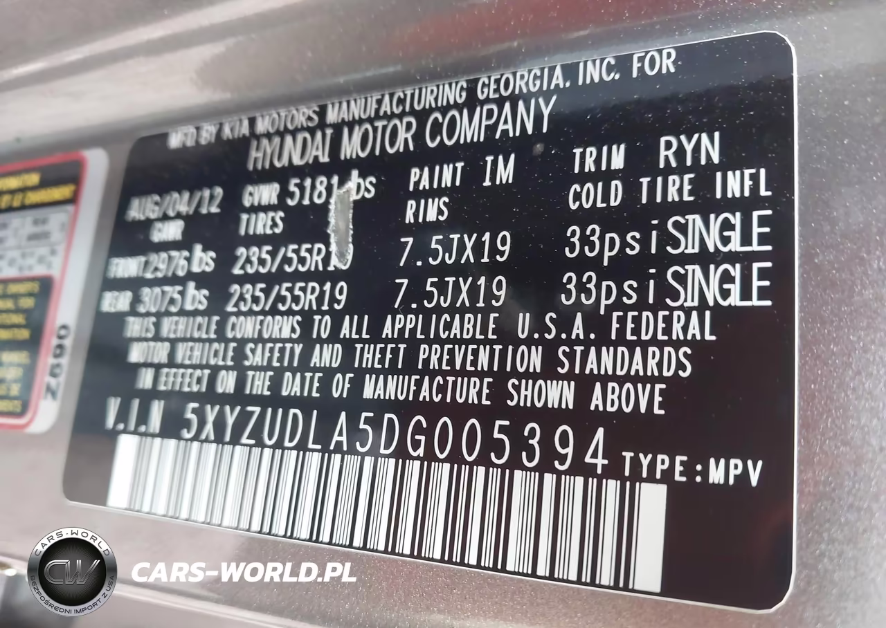 2013 Hyundai Santa Fe Sport 2.0T VIN:5XYZUDLA5DG005394 - 9