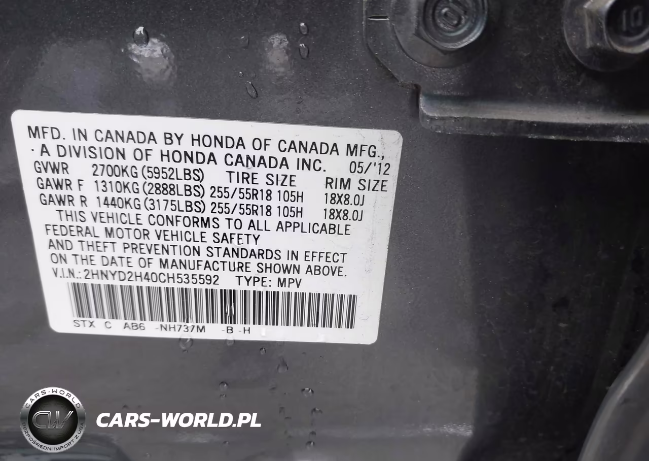 2012 Acura Mdx Technology Package VIN:2HNYD2H40CH535592 - 9