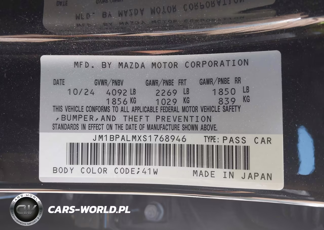 2025 Mazda Mazda3 2.5 S Preferred VIN:JM1BPALMXS1768946 - 9