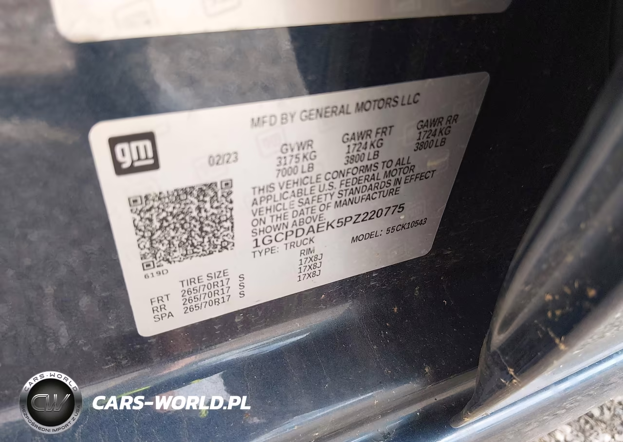 2023 Chevrolet Silverado 1500 VIN:1GCPDAEK5PZ220775 - 9