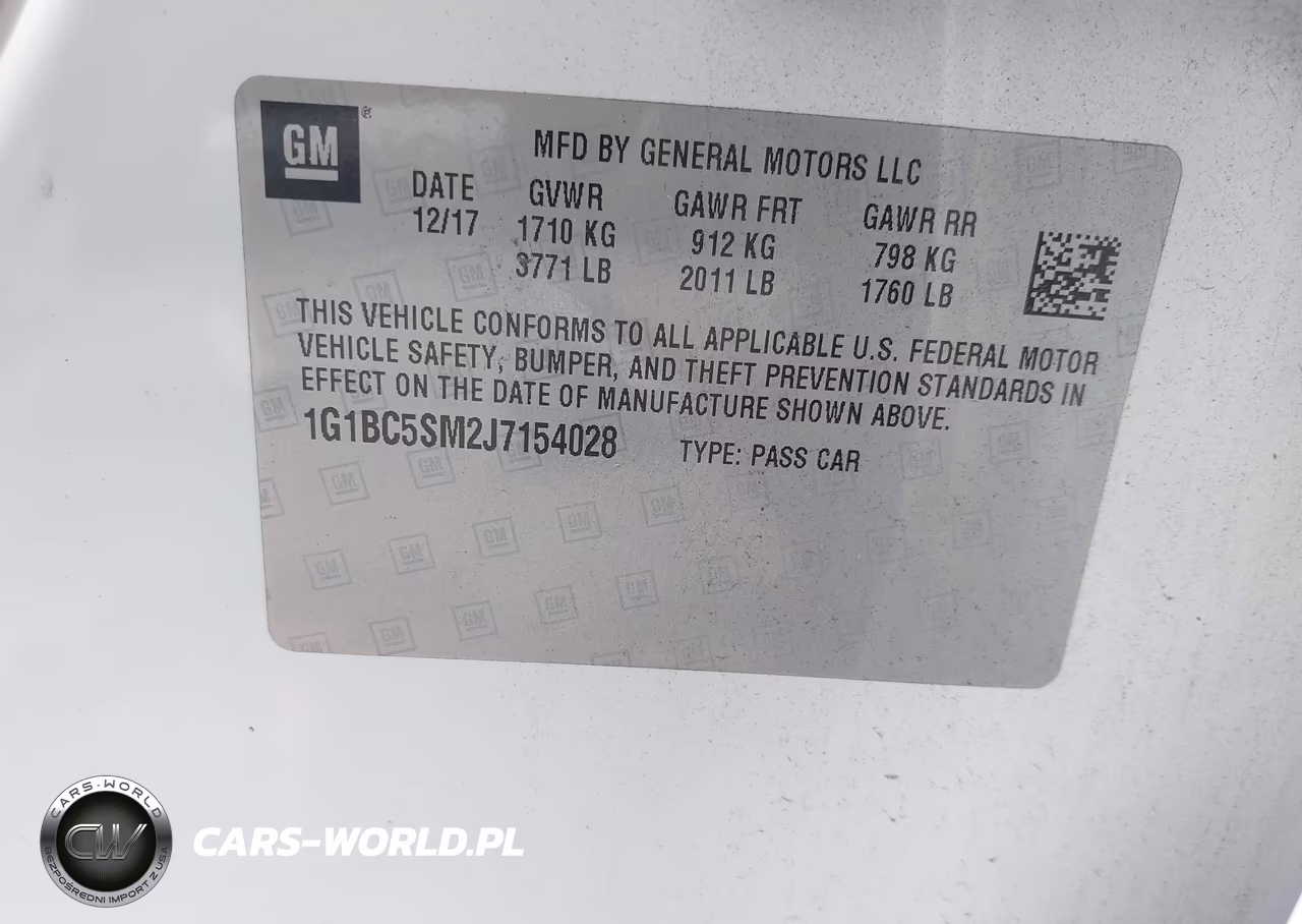 2018 Chevrolet Cruze Ls Auto VIN:1G1BC5SM2J7154028 - 9
