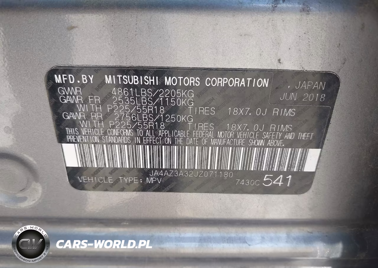 2018 Mitsubishi Outlander Es-Le-Se-Sel VIN:JA4AZ3A32JZ071180 - 9