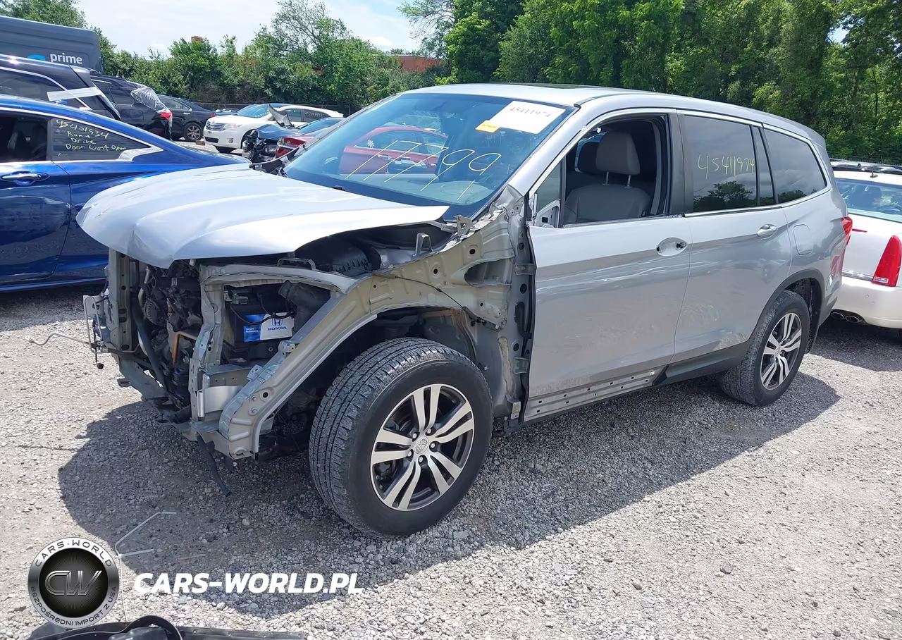 2017 Honda Pilot Ex-L VIN:5FNYF6H56HB034476 - 2