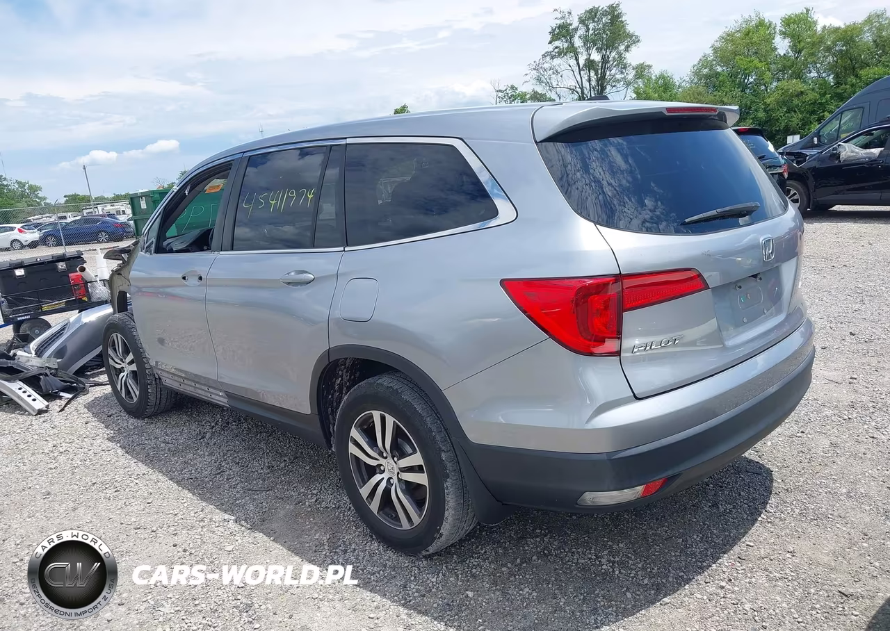 2017 Honda Pilot Ex-L VIN:5FNYF6H56HB034476 - 3
