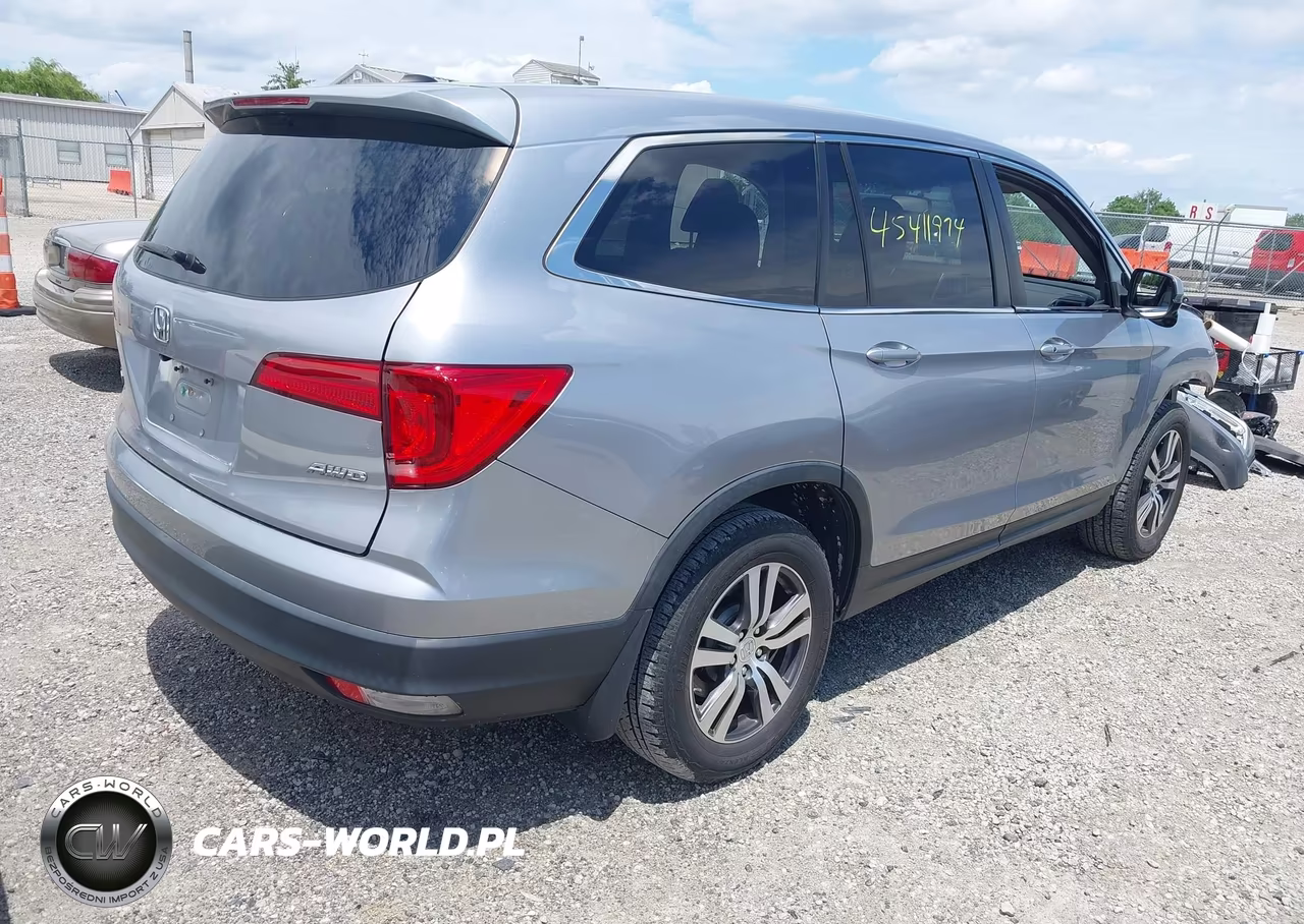 2017 Honda Pilot Ex-L VIN:5FNYF6H56HB034476 - 4