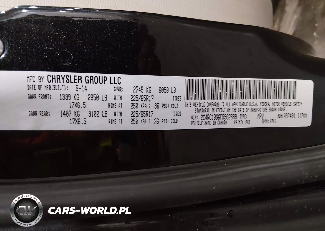 2015 Chrysler Town & Country Touring VIN:2C4RC1BG6FR562689 - 9