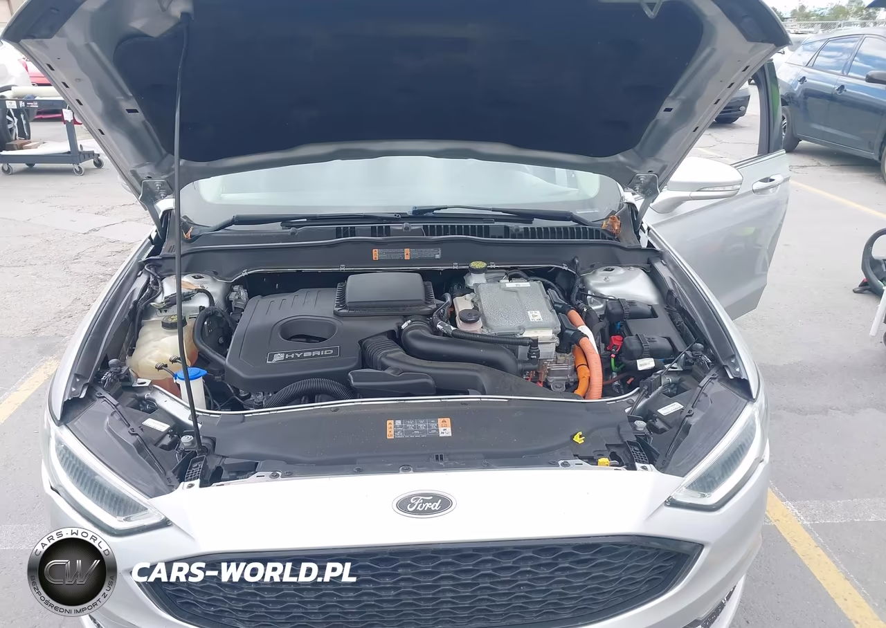 2018 Ford Fusion Hybrid Titanium VIN:3FA6P0RUXJR219616 - 10
