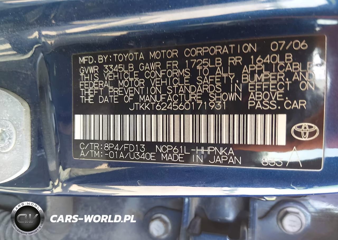 2006 Scion Xa VIN:JTKKT624560171931 - 9