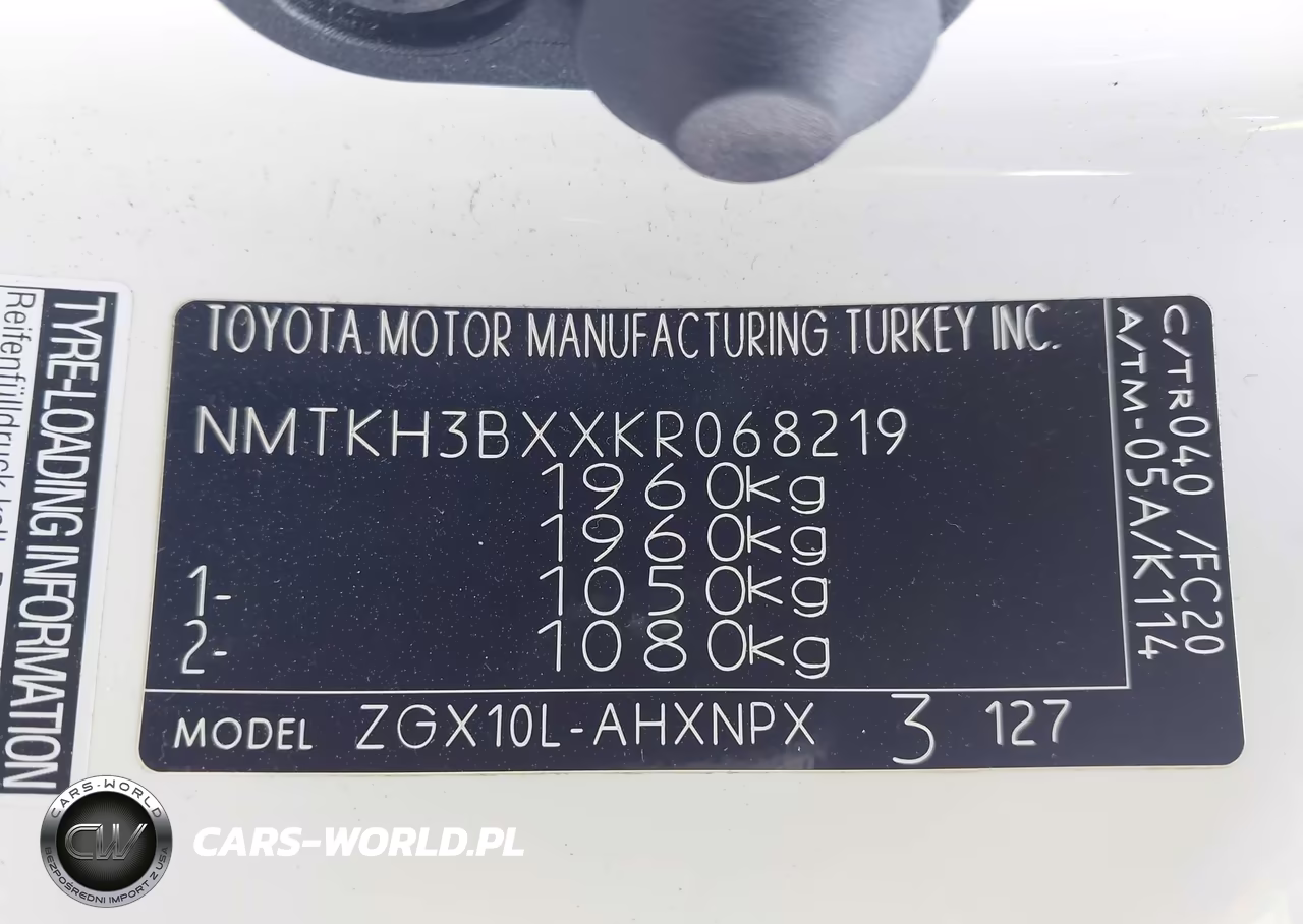 2019 Toyota C-Hr VIN:NMTKH3BXXKR068219 - 9
