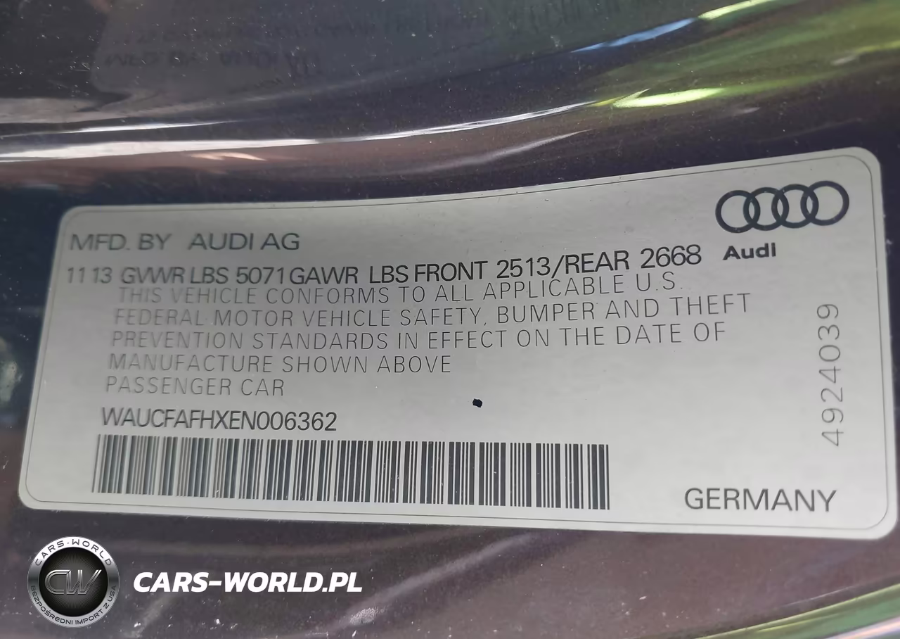 2014 Audi A5 2.0T Premium VIN:WAUCFAFHXEN006362 - 9
