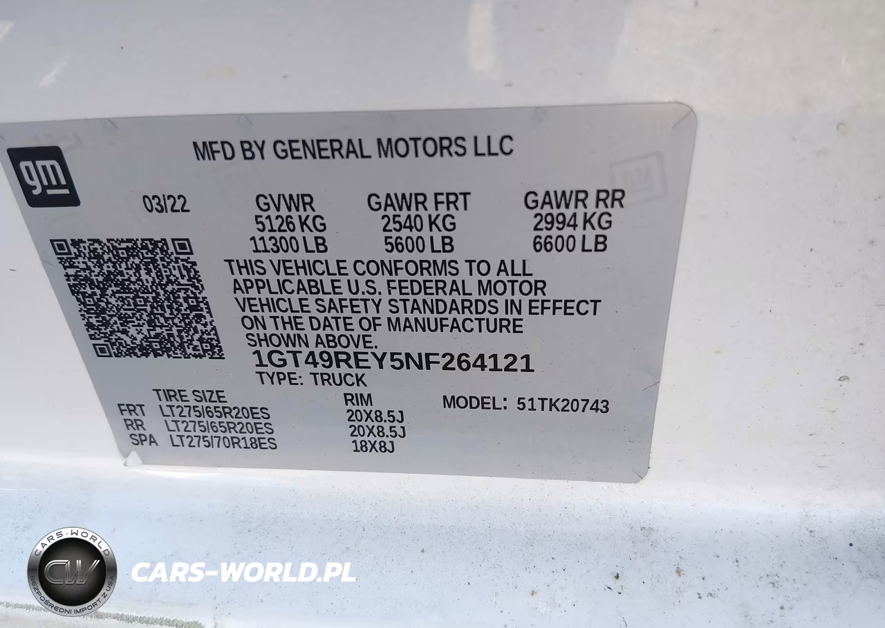 2022 GMC Sierra 2500Hd 4Wd Standard Bed Denali VIN:1GT49REY5NF264121 - 9