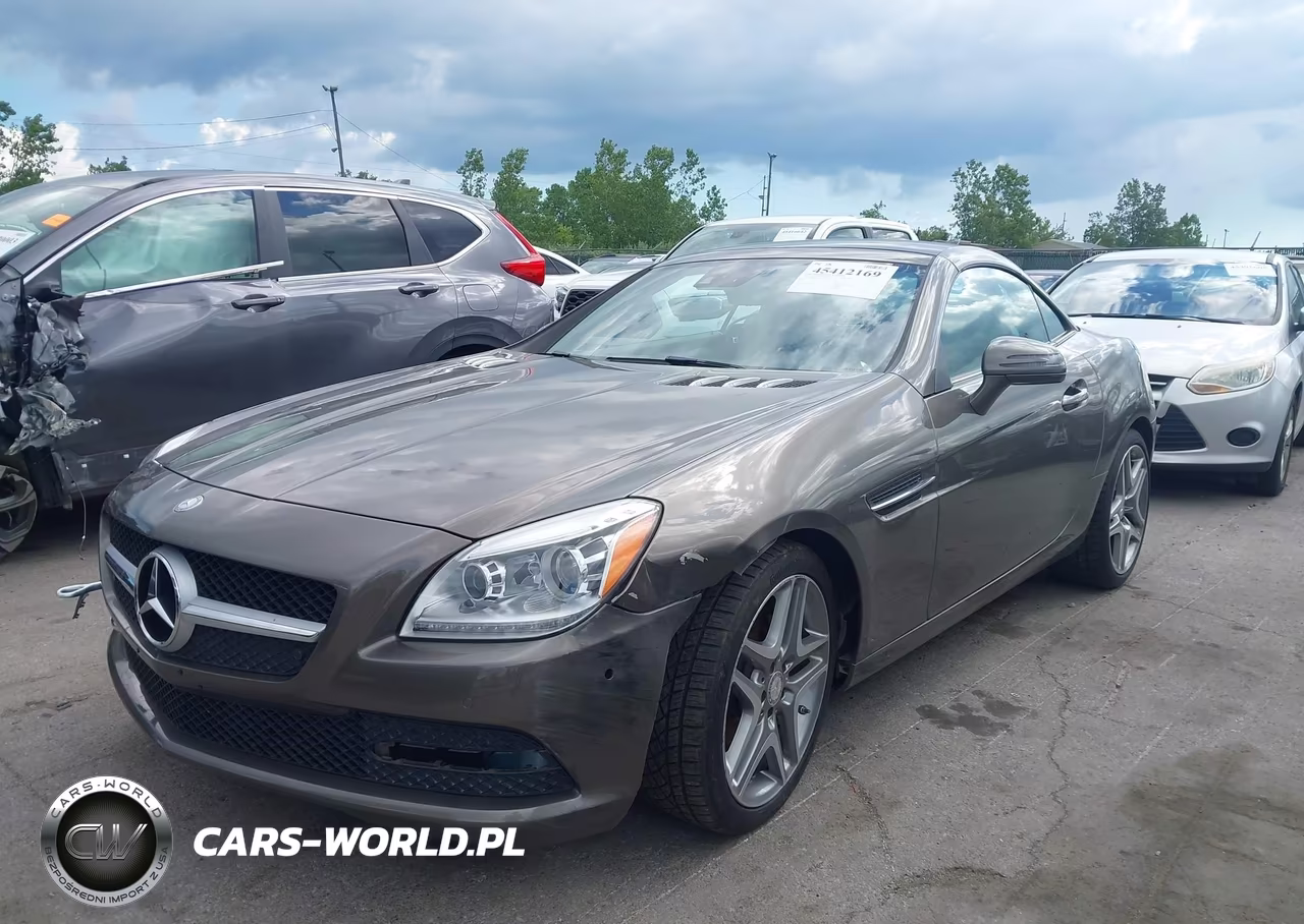 2015 Mercedes-Benz Slk 250 VIN:WDDPK4HA6FF099612 - 2