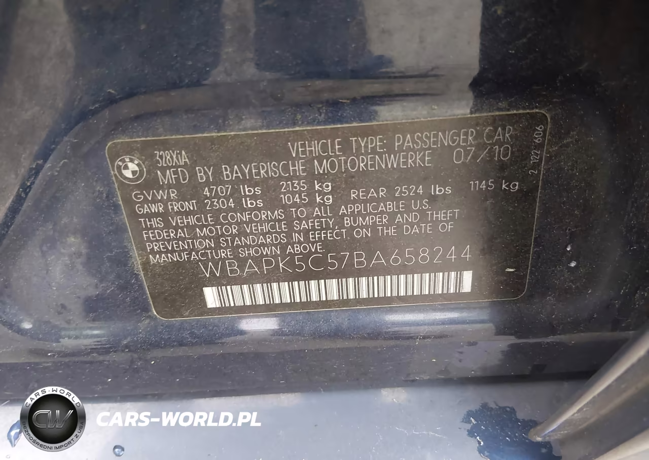 2011 BMW 328I xDrive VIN:WBAPK5C57BA658244 - 9