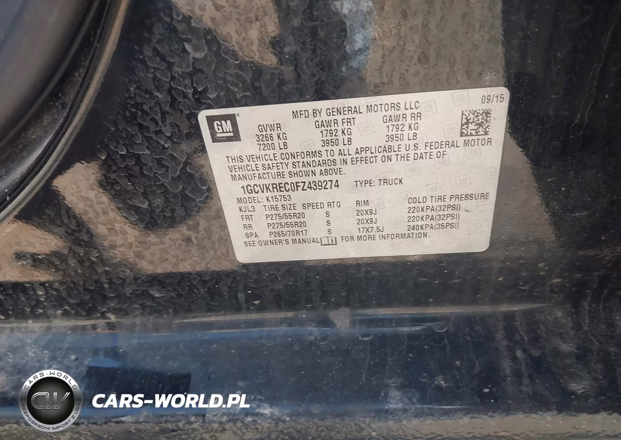 2015 Chevrolet Silverado 1500 Lt VIN:1GCVKREC0FZ439274 - 9