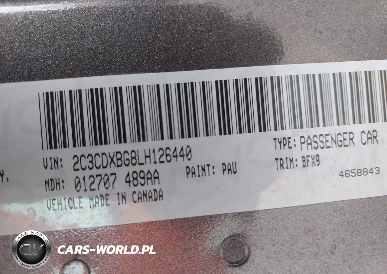 2020 Dodge Charger Sxt Rwd VIN:2C3CDXBG8LH126440 - 9
