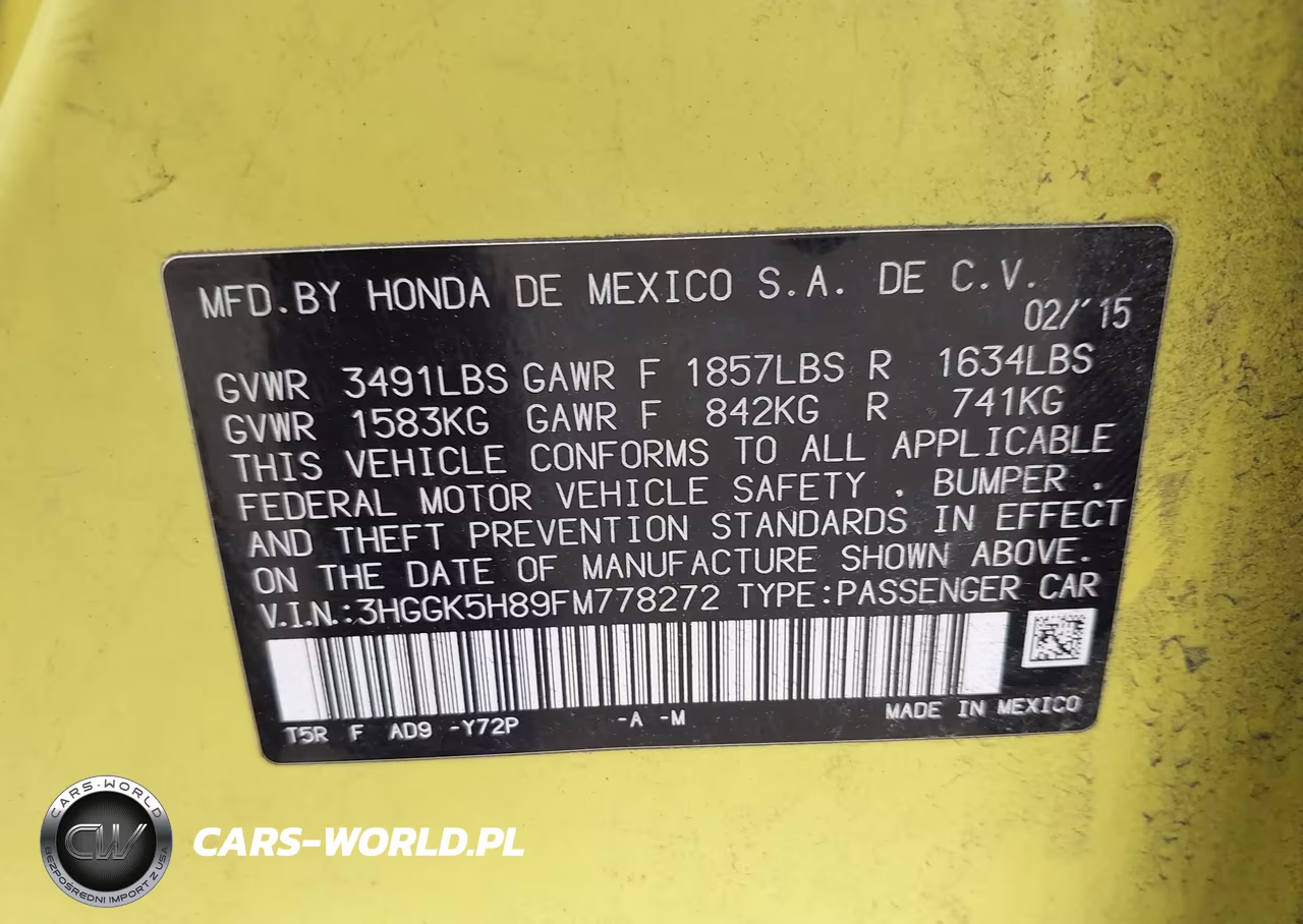2015 Honda Fit Ex-Ex-L VIN:3HGGK5H89FM778272 - 9