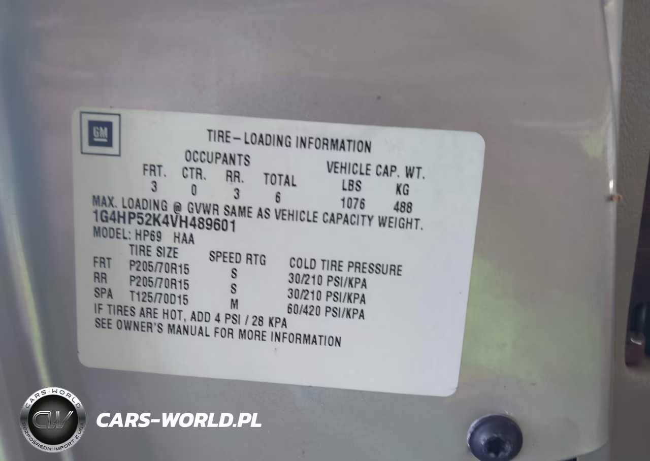 1997 Buick Lesabre Custom VIN:1G4HP52K4VH489601 - 9