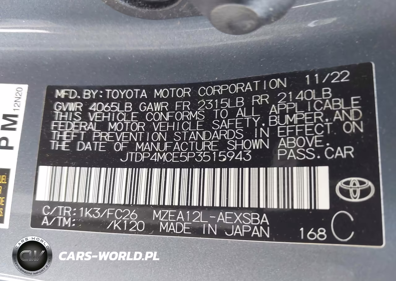 2023 Toyota Corolla Se VIN:JTDP4MCE5P3515943 - 9