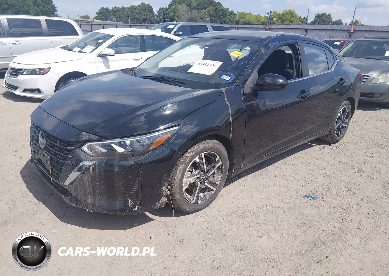 2025 Nissan Sentra Sv VIN:3N1AB8CVXSY291980 - 2